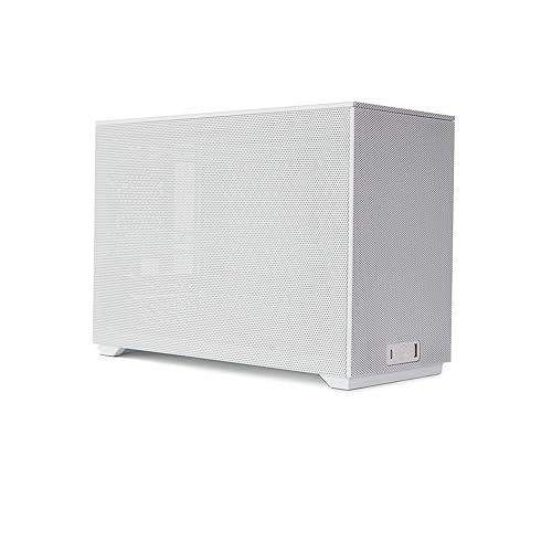 SSUPD Meshroom D Mini-ITX SFF PC Case 15L Full-Mesh Panel Tool-Free Access Supports RTX 5090 GPUs White