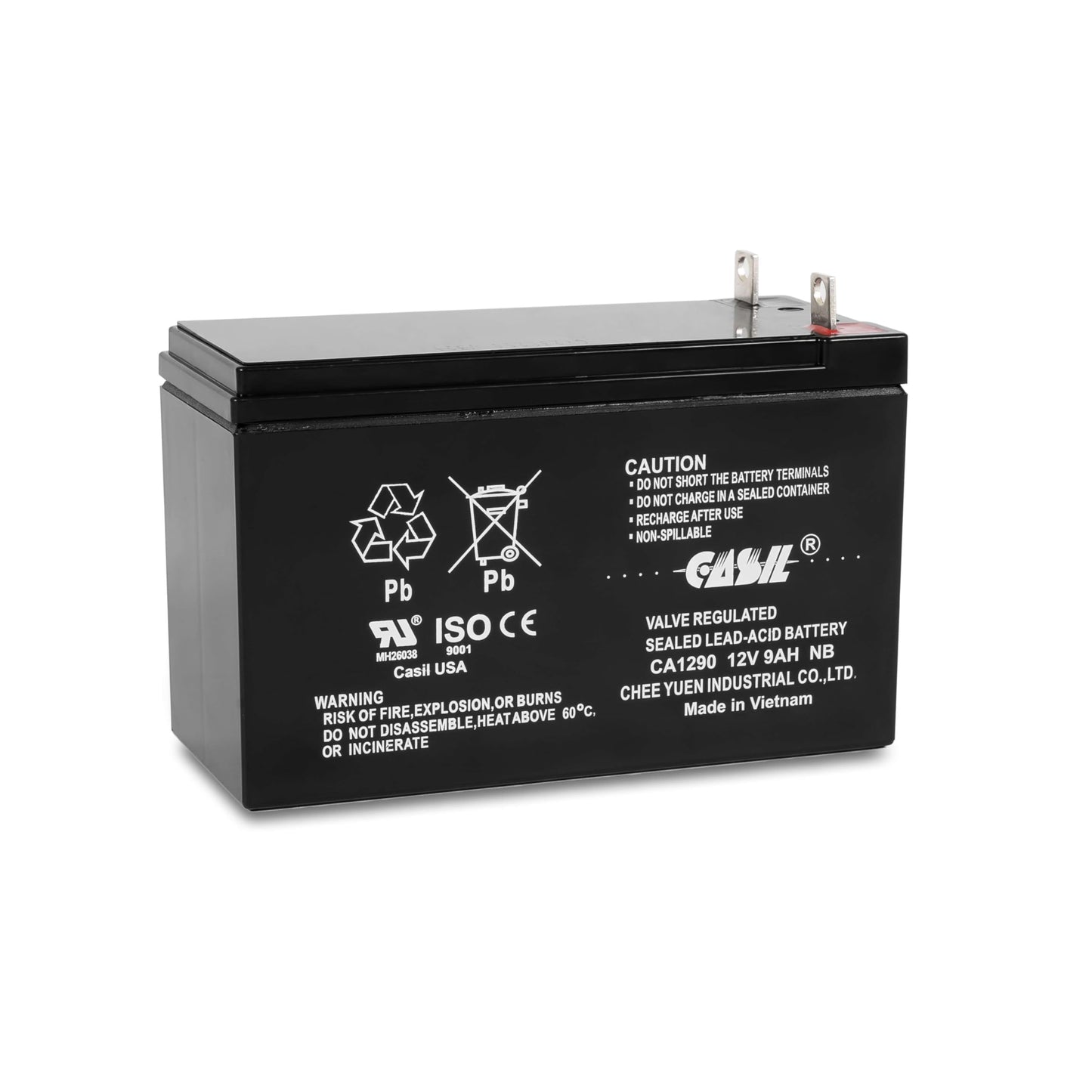 Casil ML9-12NB - 12 Volt 9 AH Rechargeable SLA Battery Battery Backup Battery