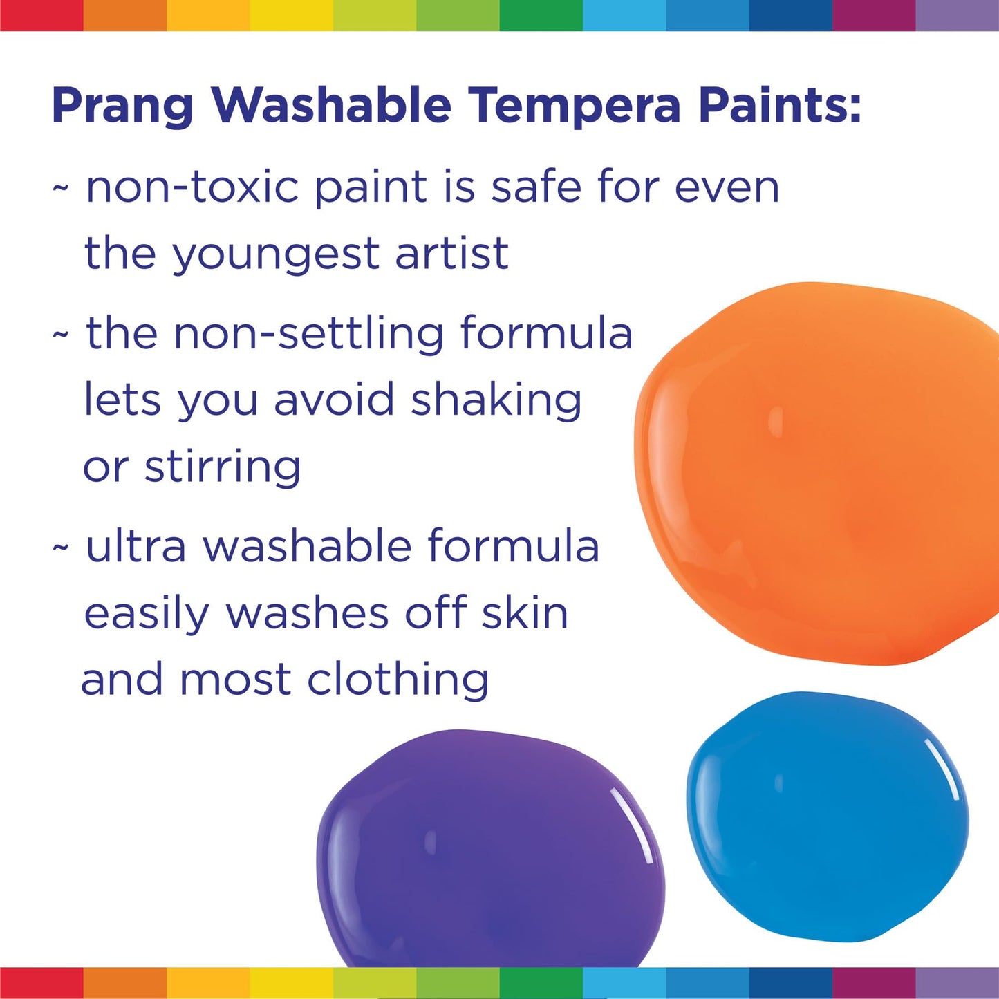 Prang Washable Tempera Paint, Black, 16 Oz., 1 Count