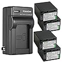 Kastar 4-Pack NP-FH100 Battery and AC Wall Charger Replacement for Sony HDR-HC9, HDR-HC96, HDR-SR10, HDR-SR100, HDR-SR11, HDR-SR12, HDR-SR200