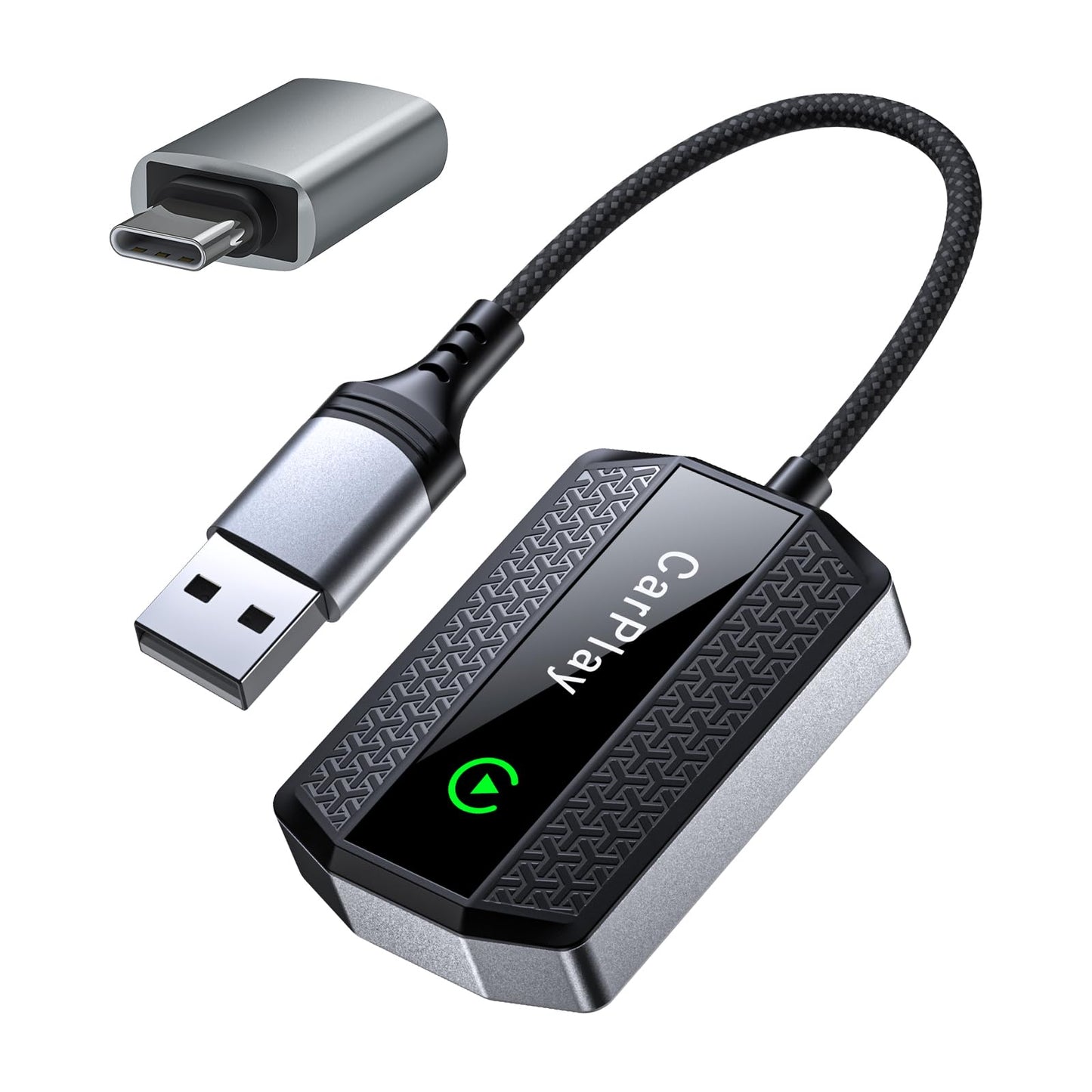 Upgrade Wireless CarPlay Adapter - Converts Wired to Wireless for iPhone, Compatible with iOS 10+ and Cars from 2016, Plug & Play, Stable Control