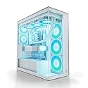 ARCTIC Xtender (White) - PC Case, Tempered Panorama Glass, 2 x 420 mm Radiator Support, Full Tower, Big Tower, E-ATX, 5X A-RGB Fans pre-Mounted