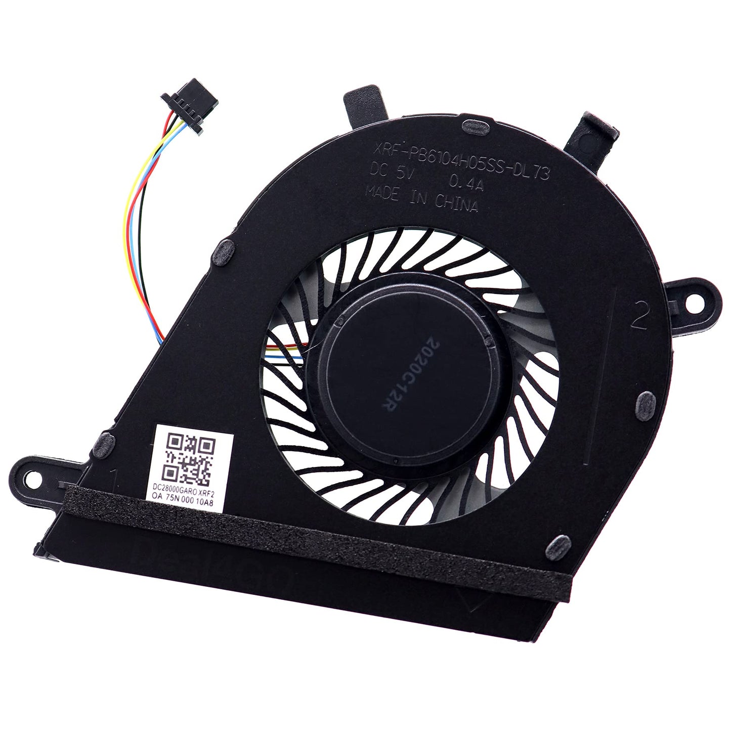Deal4GO CPU Cooling Fan DJFK0 0DJFK0 W8DC0 0W8DC0 Replacement for Dell Inspiron 7370 7373 7380