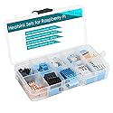 MazerPi 100 Pcs Heatsinks (Multi-Size&Multi-Color), Heatsink Kit with 3M 8810 Conductive Adhesive Tape Aluminum Heat Sink Copper Heat Sinks Cooler