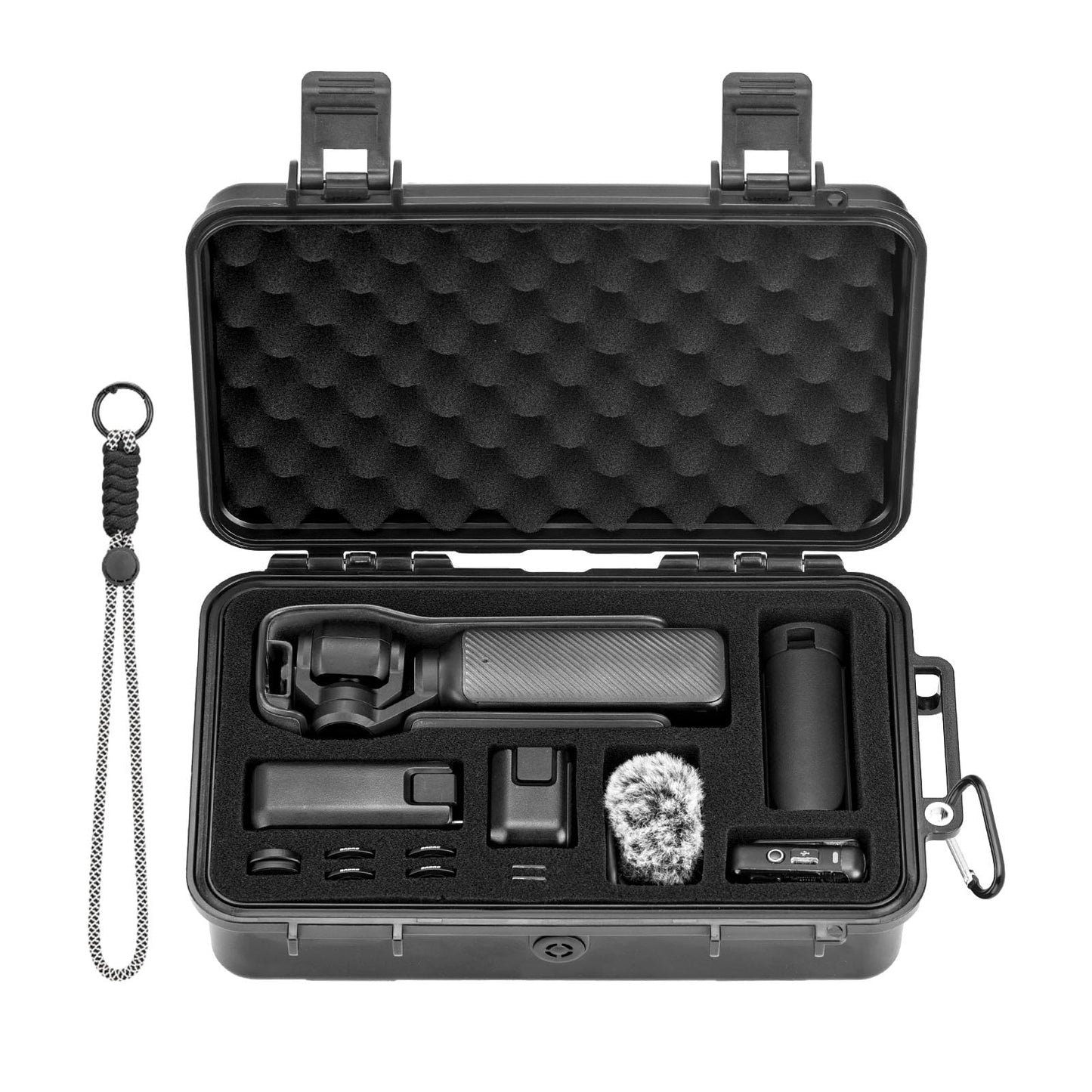 BRDRC Pocket 3 Case, For Xtra Muse Waterproof Hard Case Portable Travel Carrying Storage Bag for DJI Osmo Pocket 3 Creator Combo/Xtra Muse Accessories