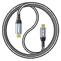 ZeroneTeck 40Gbps USB C for Thunderbolt 4 Cable 3.3FT (Gold-Plated), USB C Monitor Cable [8K/Dual 4K], 40Gbps High Speed Data Transfer, USBC Video