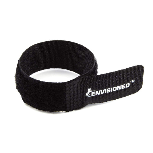 Fire Retardant Reusable Cable Ties, Heat Resistant Cable Straps, 30 Pack - Black (0.6" x 6")