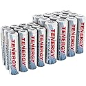 Tenergy Premium High Capacity NiMH Rechargeable Battery Combo, 12xAA and 12xAAA Rechargeable Batteries, 24 Pack