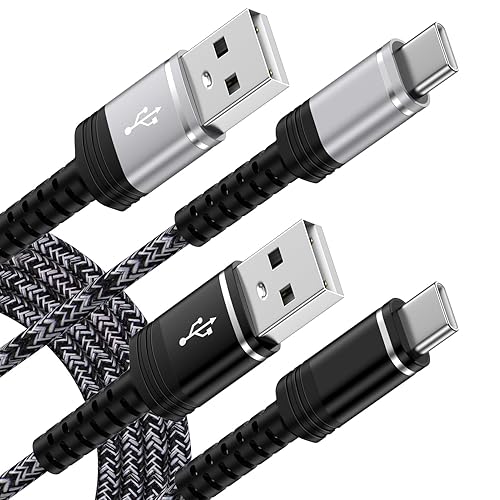 Fast Samsung Charger Cable USB C 2 Pack 6ft for Galaxy Z Fold 7 6 Flip 7 FE 6 5 A17 A36 A56 S25 Ultra S24 S23 A16 A15 S22 A32,3.1A Android Charger