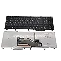 LAIKA US Layout Notebook Keyboard for e6520 e6530 e6540 e5520 E5530 Series, Black, with Backlight, with Remote Control Lever, e6520