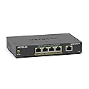 NETGEAR 5 Port PoE Gigabit Ethernet Easy Smart Managed Essentials Switch (GS305EPP) - with 4 x PoE+ @ 120W, Desktop or Wall Mount