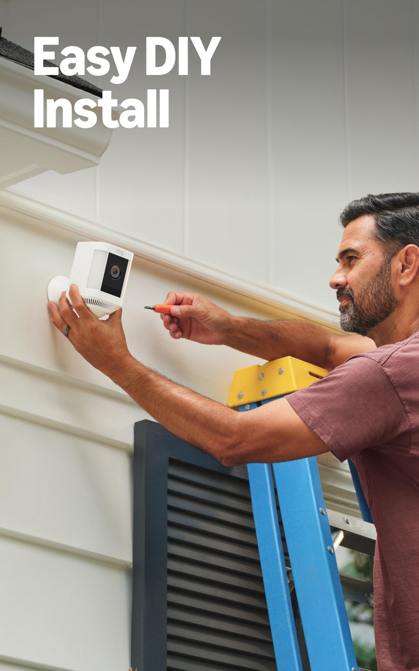 Like-New Ring Spotlight Cam Plus, Battery (newest model), Home or business security with HD video, Two-Way Talk, Color Night Vision, and Security