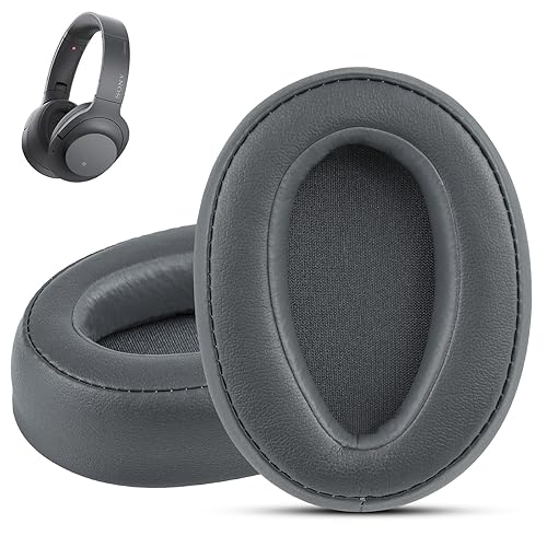Krone Kalpasmos Replacement Earpads for Sony WH-H900N h.Ear on 2 & Sony MDR-100ABN Headphones, Sony Headphone Cushions Compatible with Sony 900N, Sony