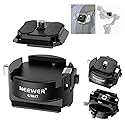 Neewer GM47 Quick Release Plate Kit, Quick Switch Auto Lock Square QR Camera Tripod Mount Plate & Clamp Base Compatible with DJI Ronin RS 4 Pro RS 3