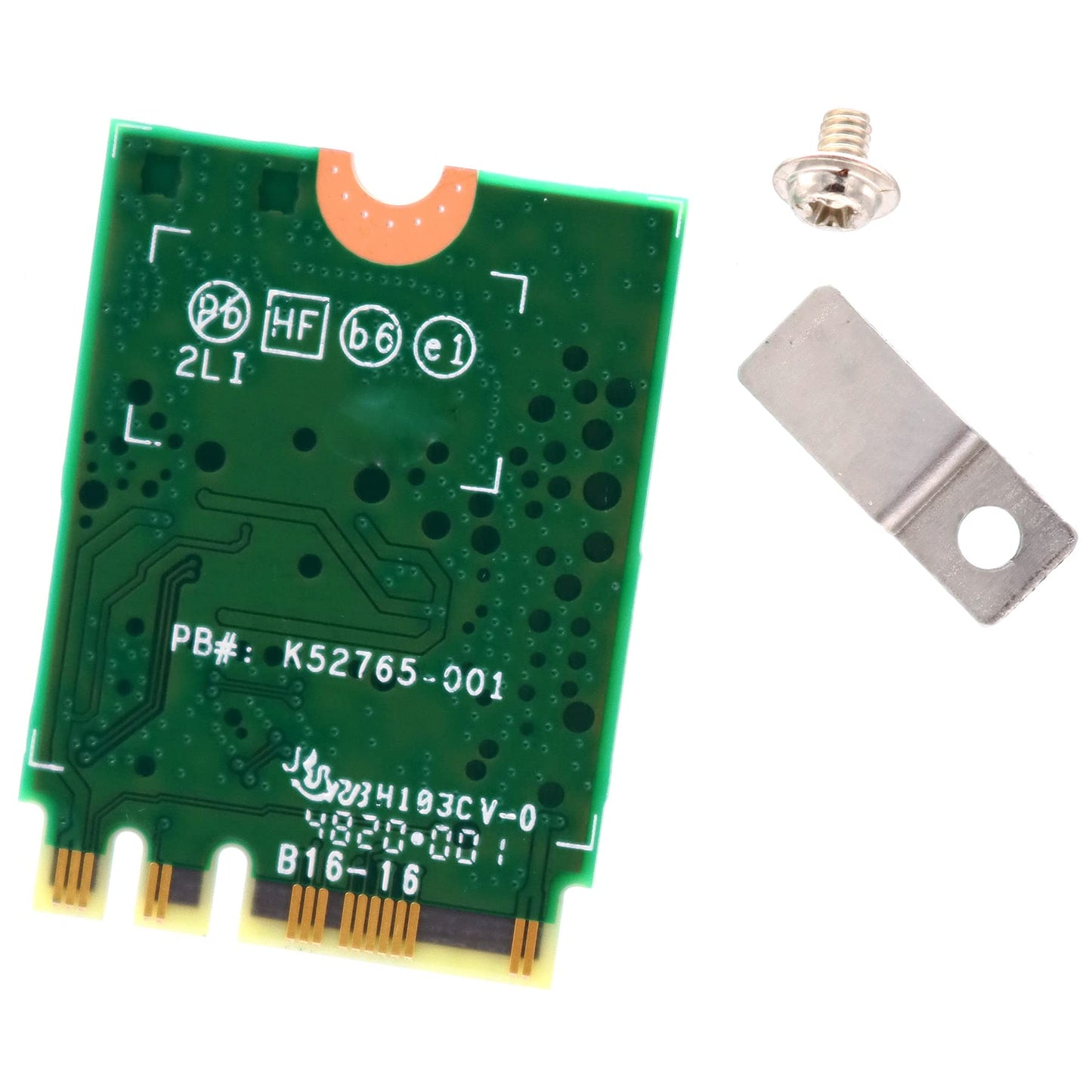 Deal4GO 1675X AX210NGW 802.11AX 6GHz Mu-MiMO Wi-Fi 6E M.2 (A+E Key) Wireless WiFi Adapter Bluetooth 5.2 0K1R3 for Dell Acer ASUS MSi Laptop AX210