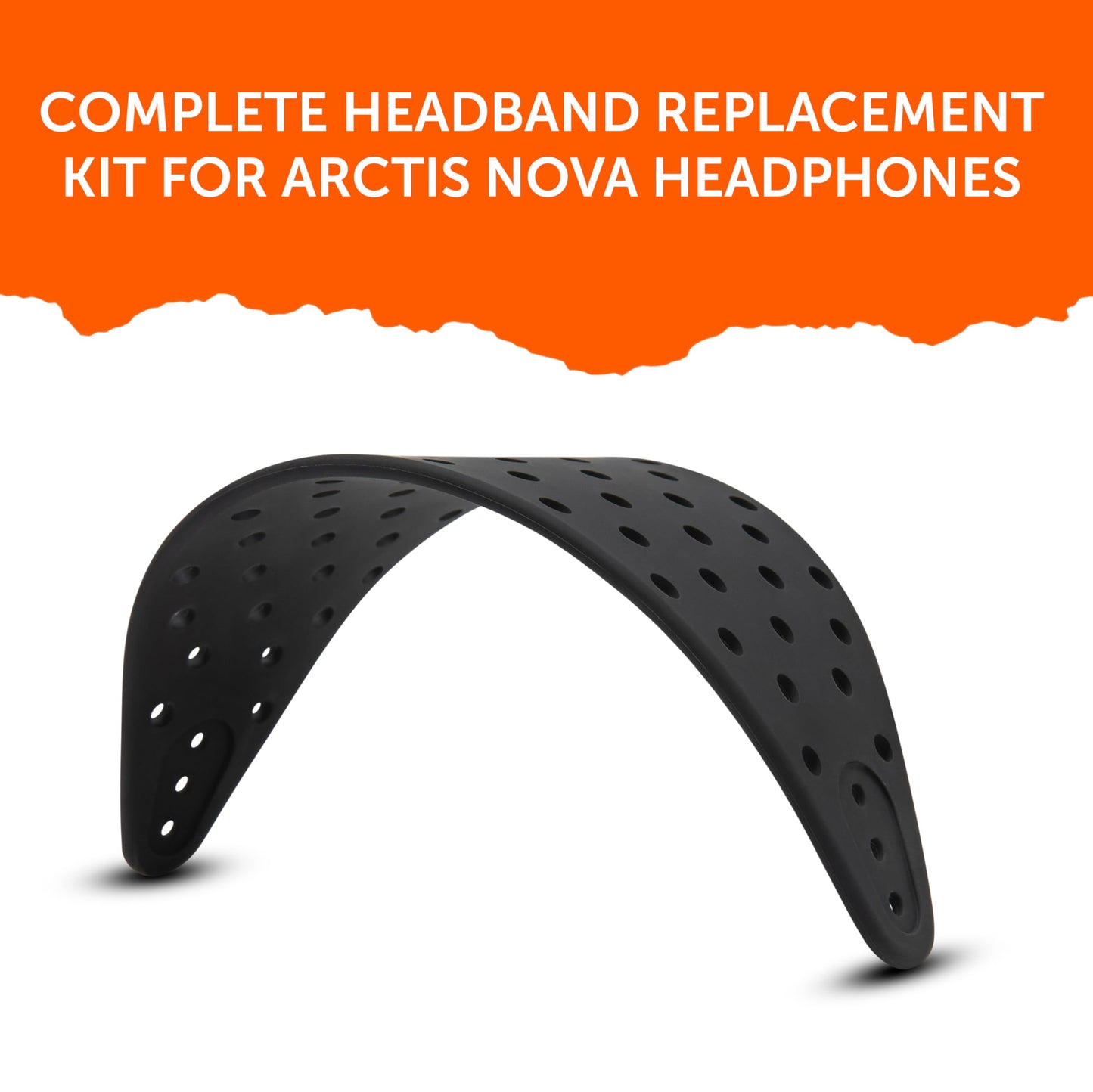 WC HeadbandZ Arctis Nova V2 - Upgraded Wide Silicone Headband Compatible with Arctis Nova Headsets by Wicked Cushions | Wider Weight-Distributing