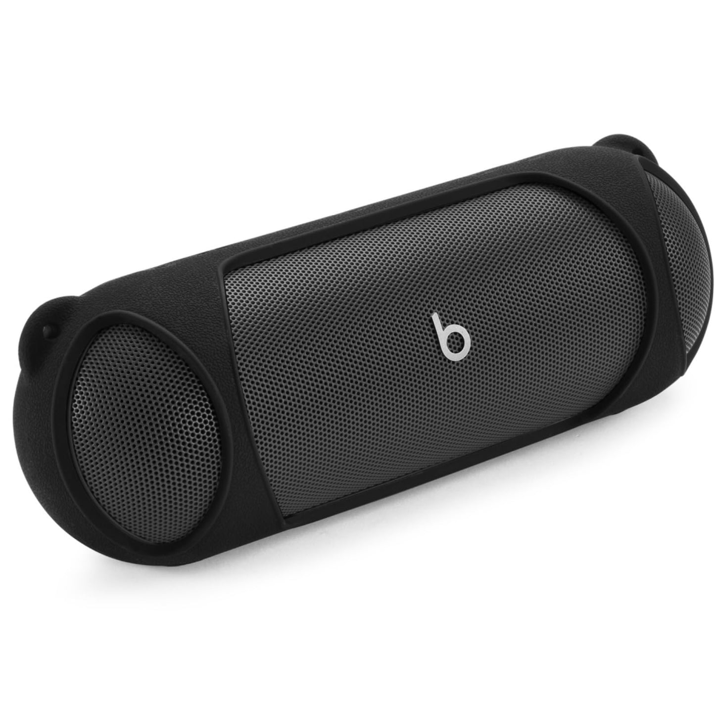 Ferbao Silicone Case for Beats Pill 2024,Travel Carrying Case with Shoulder Strap for Beats Pill 2024 Wireless Bluetooth Speaker (Black)