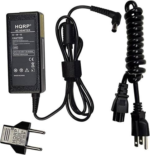 HQRP 19V AC Adapter Compatible with Samsung Radiant-360 R1 WAM1500 WAM1500/ZA Wi-Fi Bluetooth Speaker Power Supply Cord Adaptor Radiant360-R1 R-1 +…