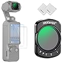 NEEWER Variable ND Filter Compatible with DJI Osmo Pocket 3 Creator Combo Accessories, Magnetic ND2-32 Adjustable Neutral Density Action Camera Lens
