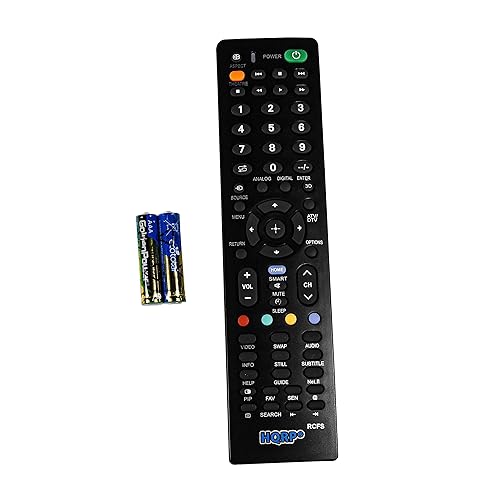HQRP Remote Control Compatible with Sony KDL-40S2000 KDL-40S20001 KDL-40S2010 KDL-40S20L1 KDL-40S2400 KDL-40S3000 LCD LED HD TV Smart 1080p 3D Ultra