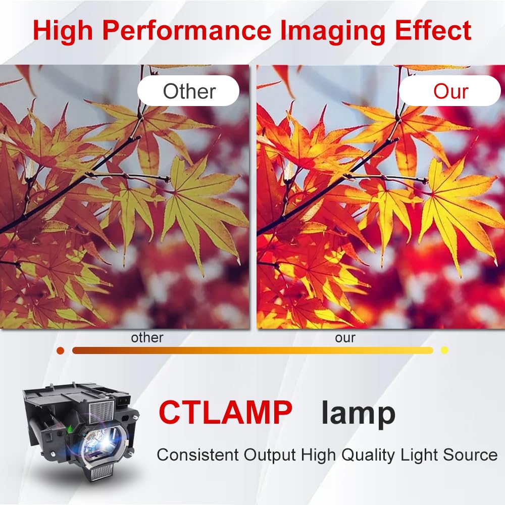 CTLAMP A+ Quality SP-LAMP-081 Professional Replacement Projector Lamp SP-LAMP-081 Compatible Bulb with housing Compatible with INFOCUS IN5142 IN5144