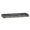 NETGEAR 16-Port PoE Gigabit Ethernet Easy Smart Essentials Switch (GS316EP) - Managed, with 15 x PoE+ @ 180W, 1 x 1G SFP Port, Desktop or Wall Mount