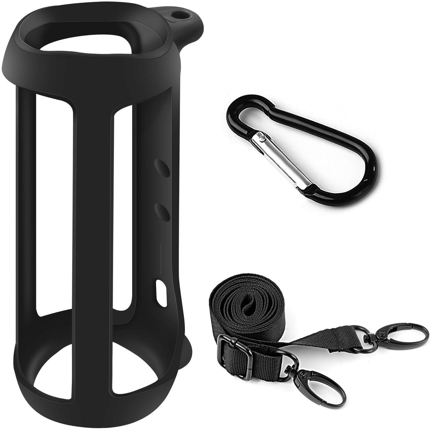 Silicone Case Compatible for FLIP 5 Portable Bluetooth Speaker, Gel Soft Skin Cover, Rubber Case, Travel Carry Pouch with Strap Not for Flip 6