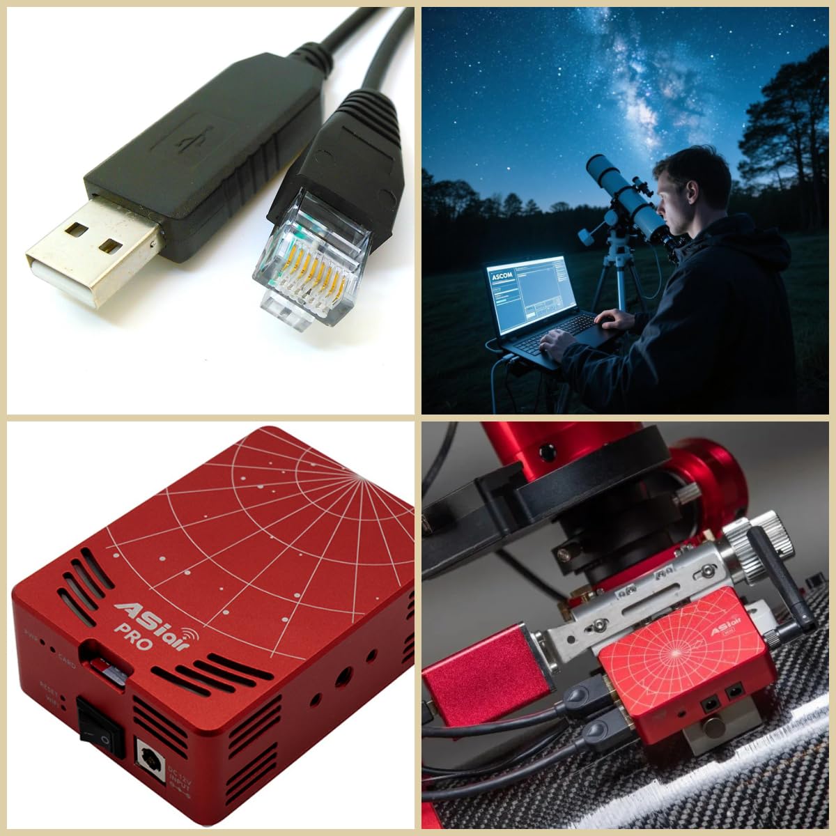 Washinglee Control Cable for Asiair pro to Skywatcher Eq5 Heq5 Heq6, Eqmod USB Console Cable for Skywatcher GOTO Mount Eq5 Heq5 Heq6. (6 FT/ 1.8M)
