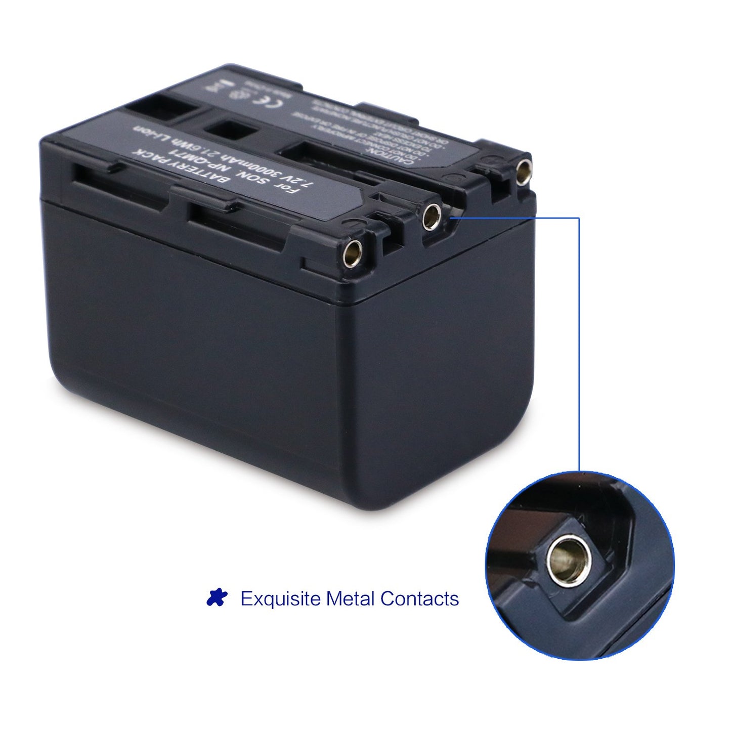 melasta 7.2V 3000mah Li-ion NP-QM71 Battery Compatible with Sony Camcorder NP-QM70 QM71D NP-FM50 NP-FM30 NP-FM70 NP-FM71 NP-FM90 Camera