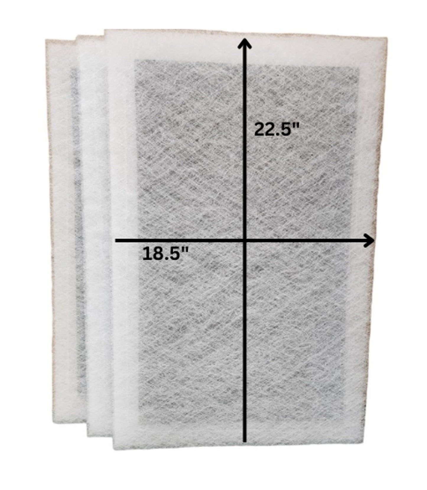 Fast-Shipped-Filters 3 Pack 20x25 ECO Healthy Home Air Cleaners Filter Replacement Polarized Pads (Actual Filter Size is 18.5 x 22.5)
