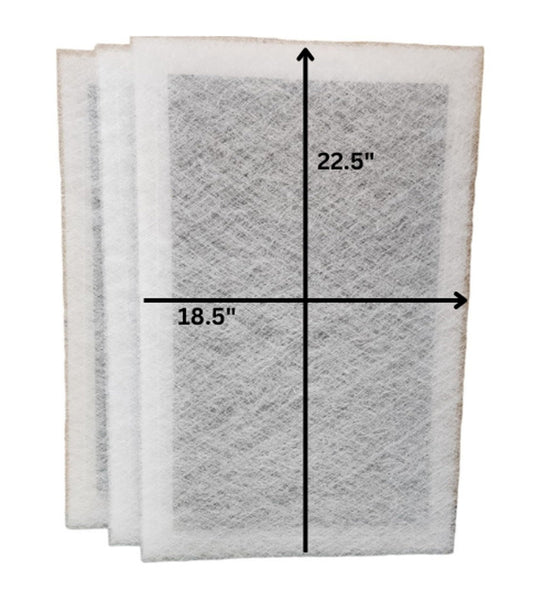 Fast-Shipped-Filters 3 Pack 20x25 ECO Healthy Home Air Cleaners Filter Replacement Polarized Pads (Actual Filter Size is 18.5 x 22.5)