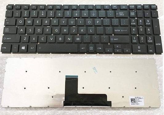 wangpeng® New US Laptop Keyboard for Toshiba Satellite C55T-C5300 C55T-C5224 C55-C5270 Laptop US Keyboard Black