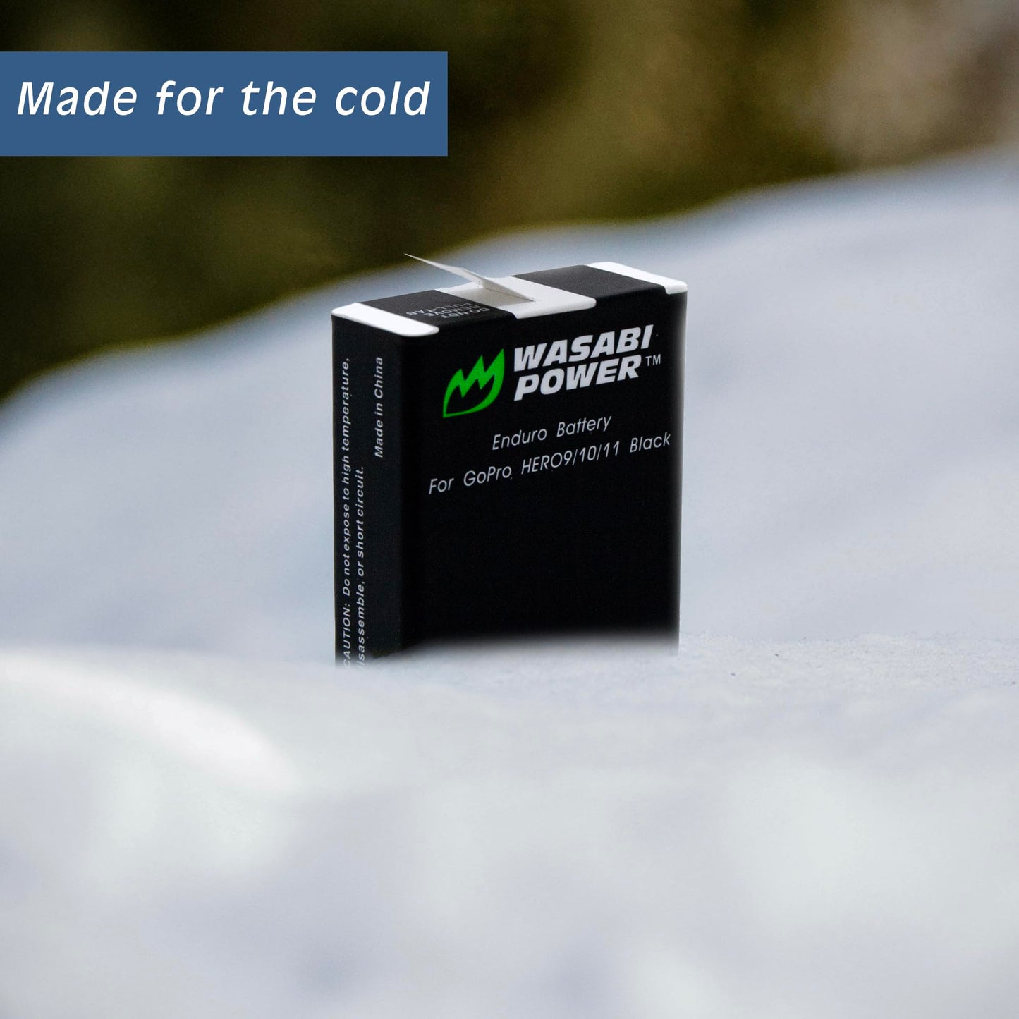 Wasabi Power Replacement for Enduro Battery (4-Pack) Compatible with Hero 12 Black, Hero 11 Black, Hero 10 Black, Hero 9 Black