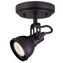 CANARM ICW622A01ORB10 LTD Polo 1 Light Ceiling/Wall, Oil Rubbed Bronze with Adjustable Head , Oil-rubbed Bronze
