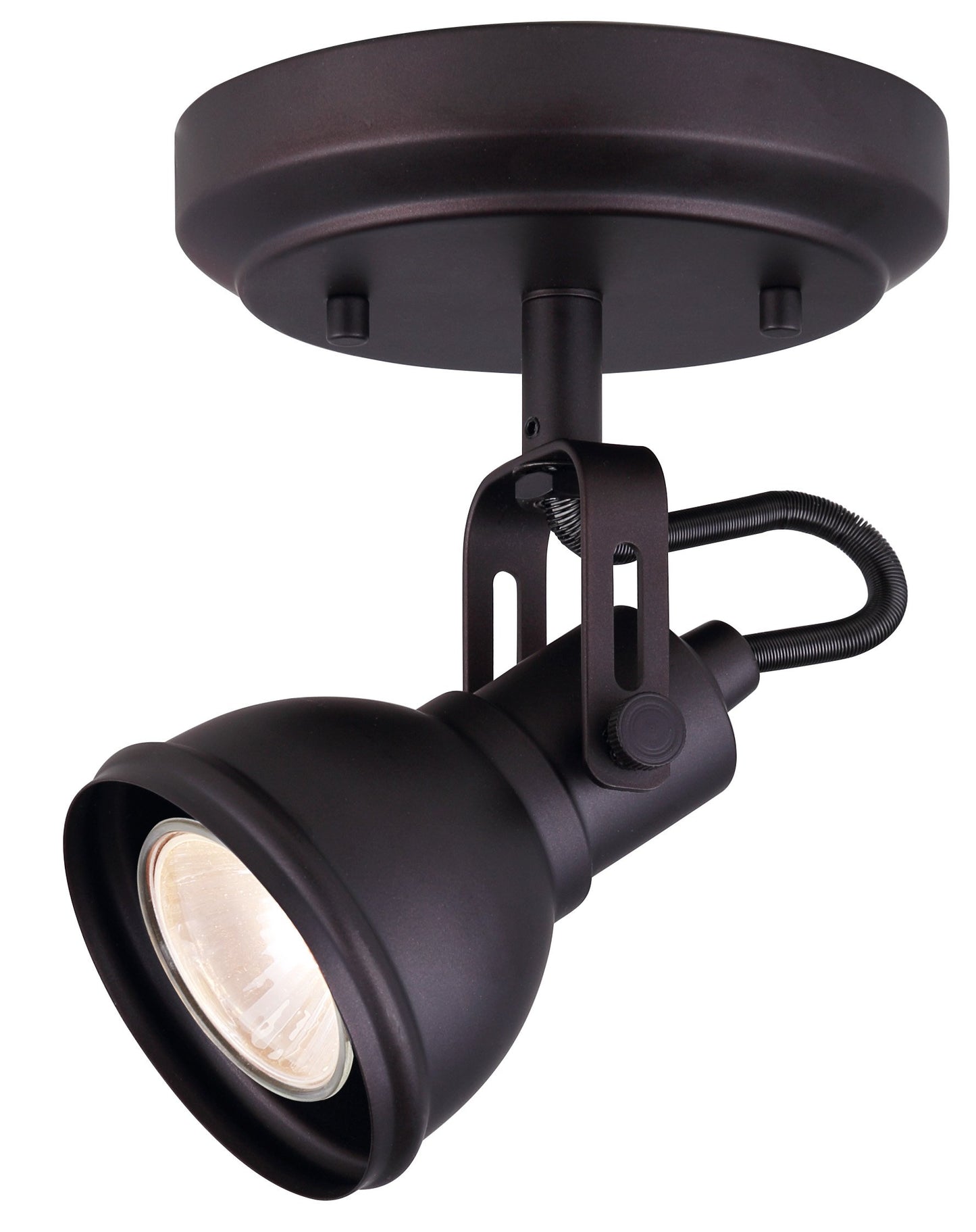CANARM ICW622A01ORB10 LTD Polo 1 Light Ceiling/Wall, Oil Rubbed Bronze with Adjustable Head , Oil-rubbed Bronze