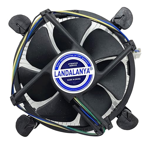 Landalanya Replacement New CPU Cooling Fan with Heatsink for Intel LGA1150 LGA1151 LGA1155 LGA1156 Celeron/Pentium/i3/i5/i7 Processors Series Fan