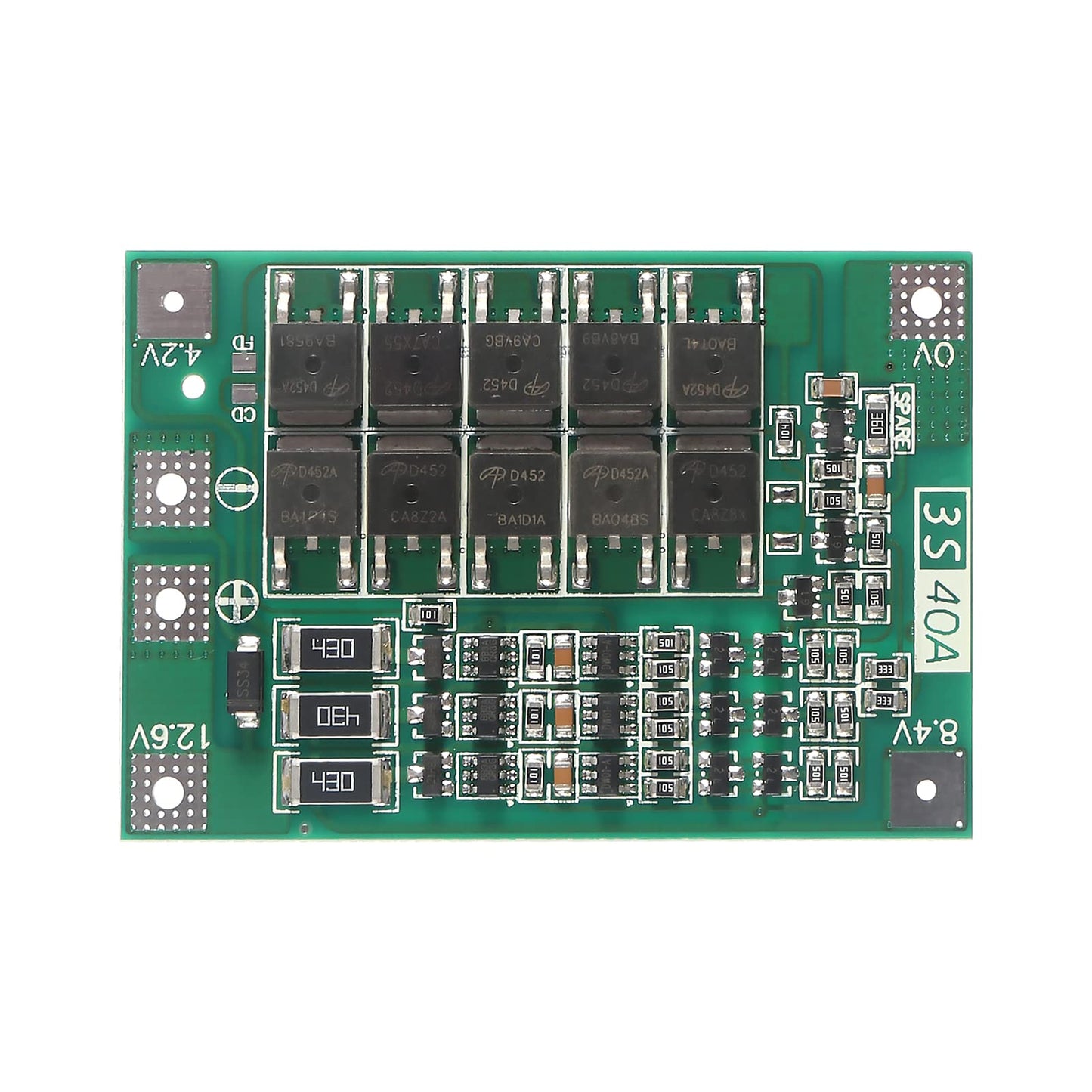 3S 12V 40A PCB BMS Protection Board for 18650 Li-ion Lithium Battery Cell Module