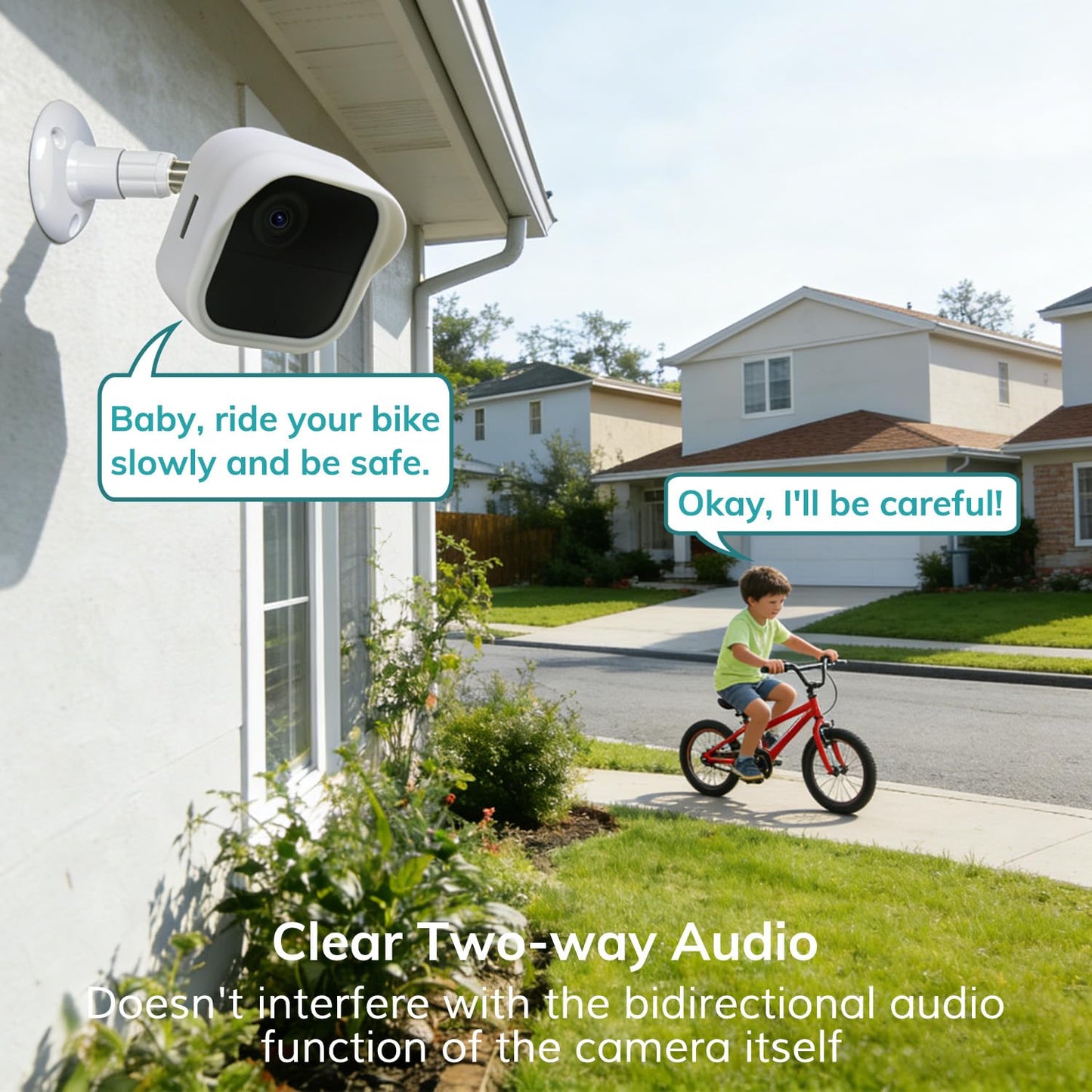 Blink Outdoor 4 Camera Wall Mount, 5 Pack Weatherproof Protective Housing and 360 Degree Adjustable with Blink Sync Module Outlet Mount for Blink