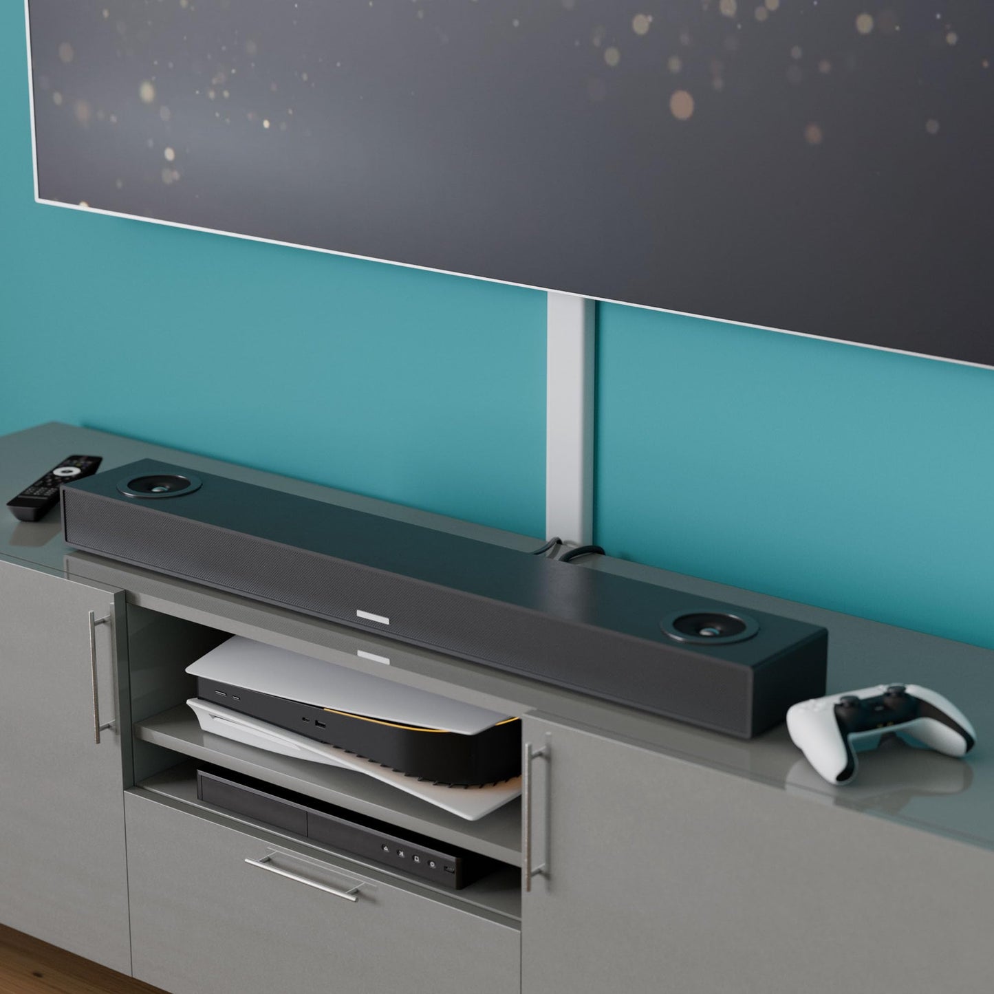 D-Line TV Wall Mount Cord Hider, Hide Mounted TV Cables, Wire Covers, Self Adhesive Cover for Cords, Paintable, Low Profile, Seamless Cable Raceway