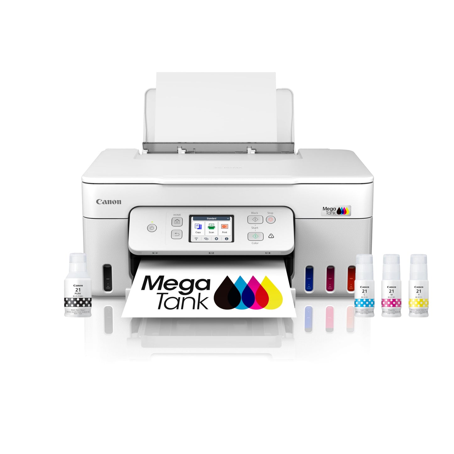 Canon Megatank G3290 All-in-One Wireless Supertank [Megatank] Printer | Print, Copy, Scan | Mobile Printing |2.7" LCD Color Touchscreen | Auto Duplex