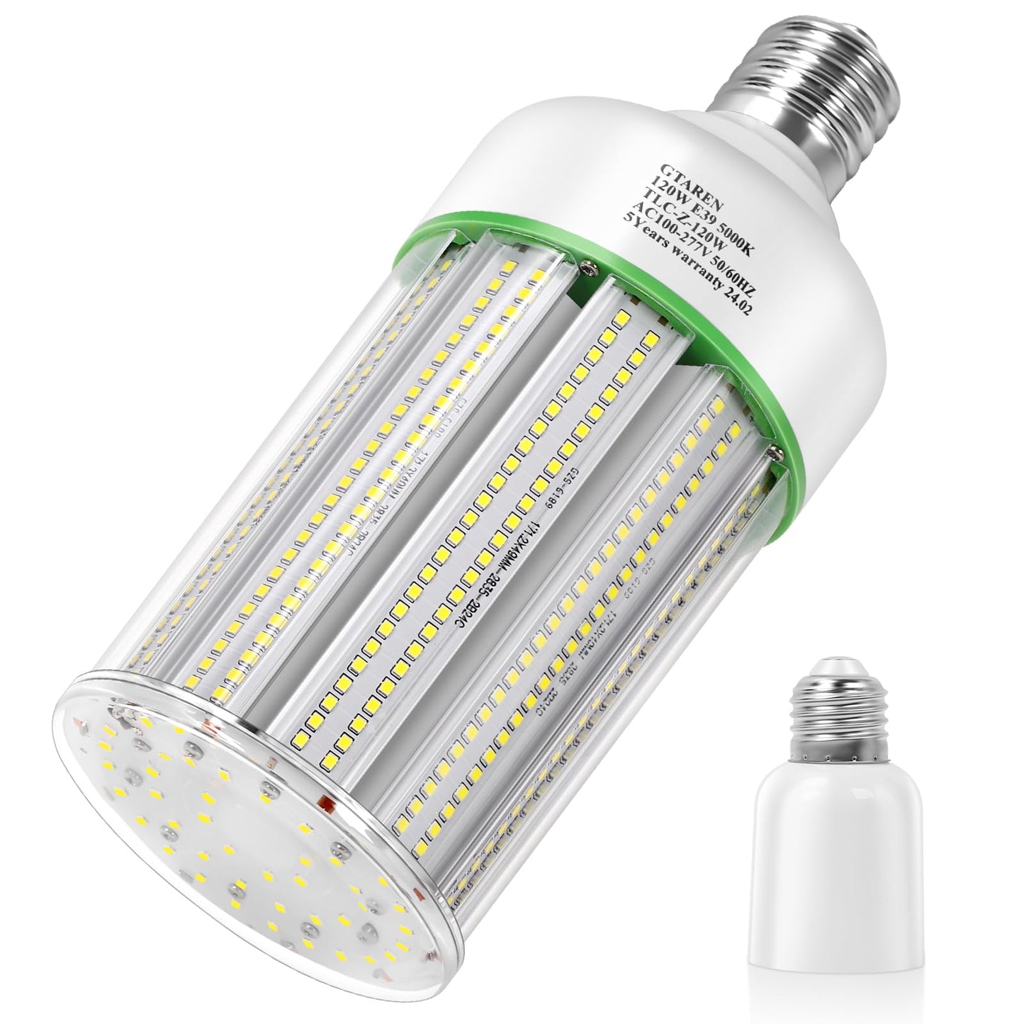 GTAREN 150W LED Corn Cob Light Bulb,Equivalent 600 Watt Metal Halide HPS HID CFL,5000K AC85-277V,E39 Mogul Base LED retrofit Bulb,for Commercial