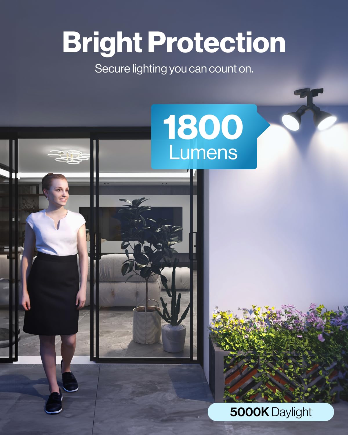 Sunco 6 Pack PAR38 LED Flood Light Bulb, 15W=150W, Dimmable, Waterproof