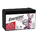 Energizer EN7-12, 12 Volt 7 Amp Hr, Long Lasting Sealed Lead Acid AGM Rechargeable Battery Ideal for Use in Home Alarm Systems, Backup Power…