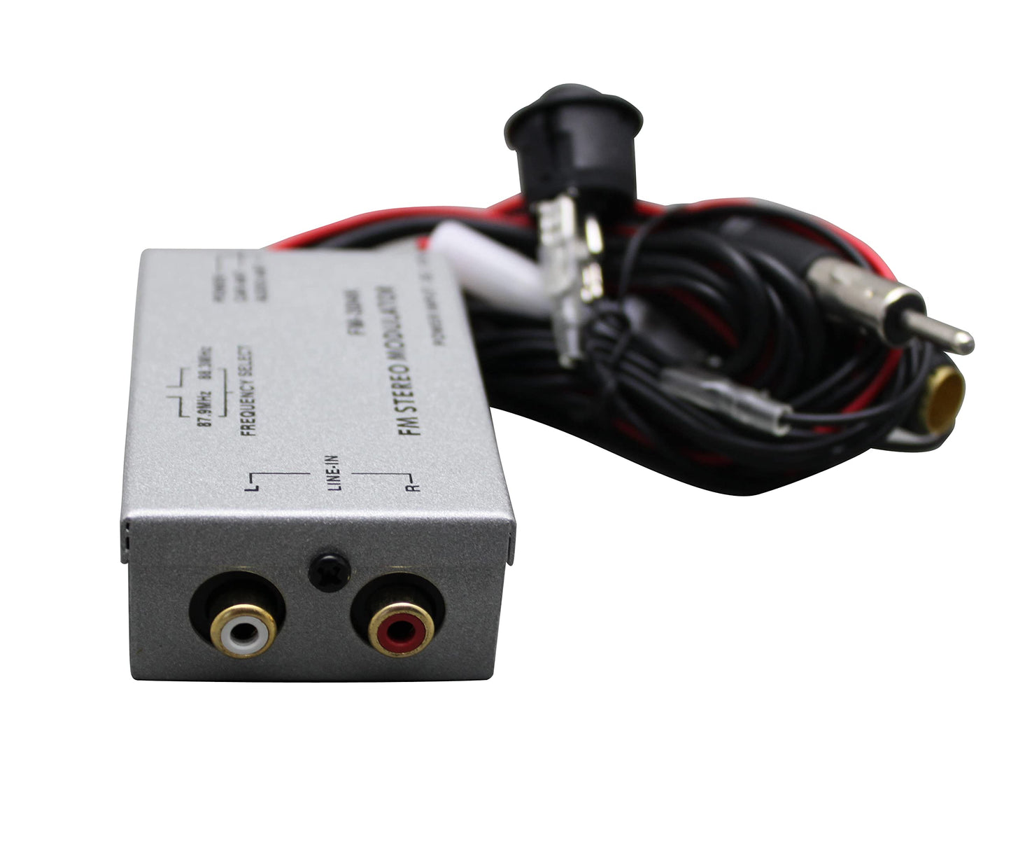 YONGJIANGXIA Factory Audio Stereo Aux RCA Audio Input Adapter Wired FM Modulator Free RCA Cable