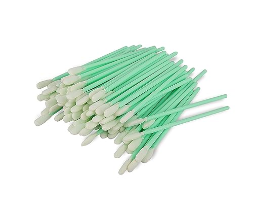 Zetek 100pcs Foam Tip Cleaning Swabs Sponge Stick for Inkjet Printer, Printhead, Camera, Cleanroom, Optical Lens, Gun, Automotive Detailing, Optical