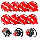 pop-tech Sticky Adhesive Replacement for Magnetic Car Mount, 8PCS Circular Heat Resistant Double Sided Strong Sticker Pads for Magnet Cell Phone Stand