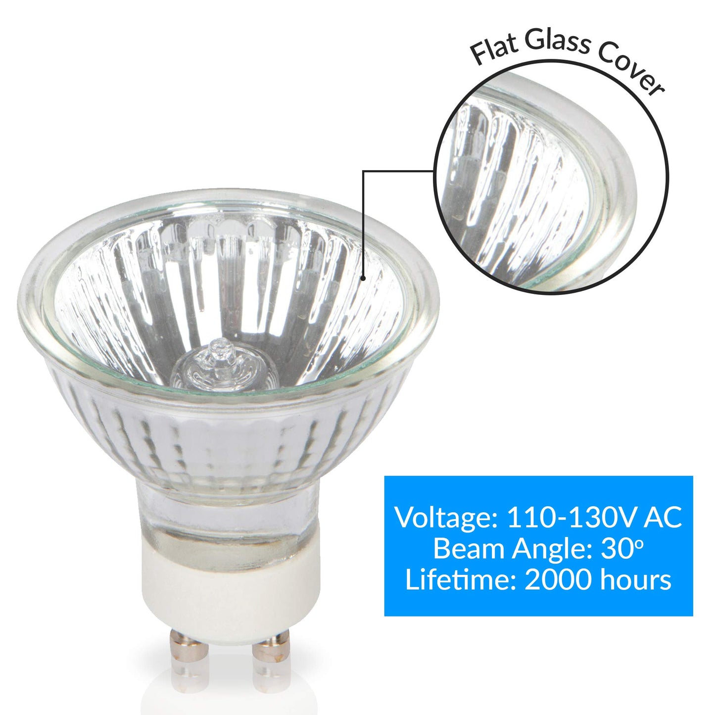 Simba Lighting Halogen GU10 120V Bulbs 25W NP5 Candle Warmer ETC, 4 Pack