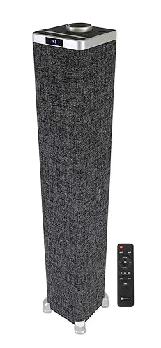 Rockville ONE-Tower 200W Peak / 60W RMS All-in-One Tower Bluetooth Speaker System, HDMI ARC, Optical, RCA, USB Playback, for Home Theater and Music