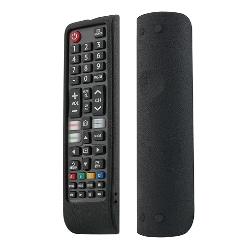 JCMOYUTY BN59-01315J Remote Cover for EONCHARM eoncharm Samsung BN5901315J AA59-00817A TV Silicone Remote Case, Black Sleeve