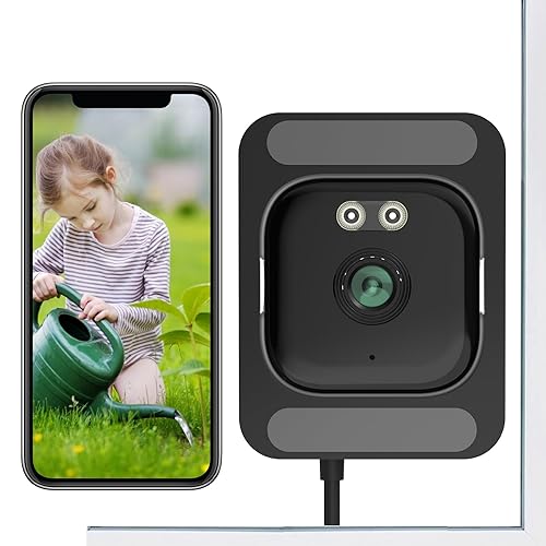 2K Window Cameras for Home Security, 2.4GHz & 5GHz WiFi Baby/Pet Camera with Phone APP, BlackLight Color Night Vision Indoor/ Outdoor View Camera